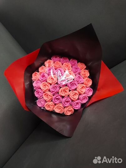Шоколадные Розы - 37 шт в Букете