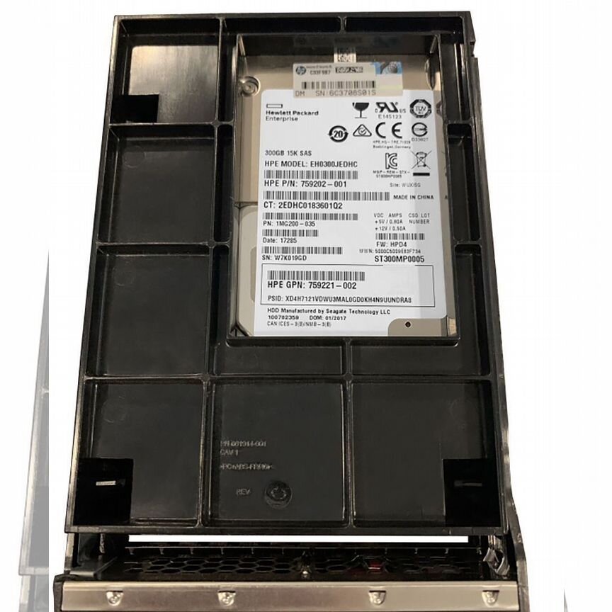[737298-001] Жесткий Диск Hp 300gb Sas 3,5" Hdd 737298-001