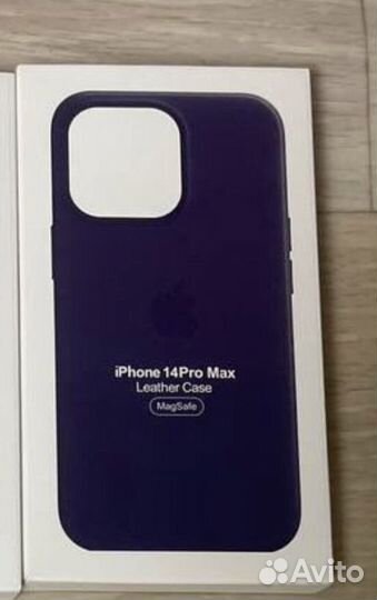 Чехол для iPhone 14 pro max кожа оригинал
