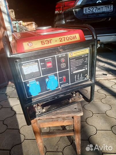 Бензогенератор инверторный калибр бэг 2700И