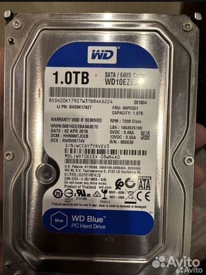 Жесткий диск 1 тб