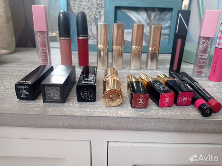 Помада Chanel burberry l'oreal и др
