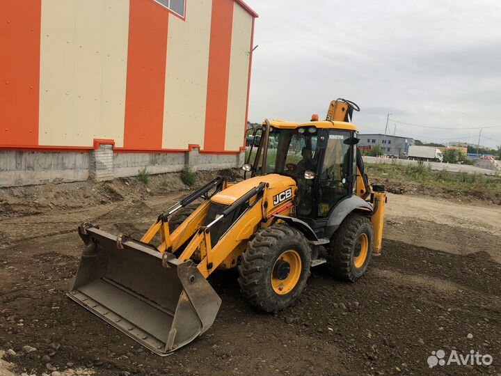 Услуги экскаватора погрузчика jcb аренда