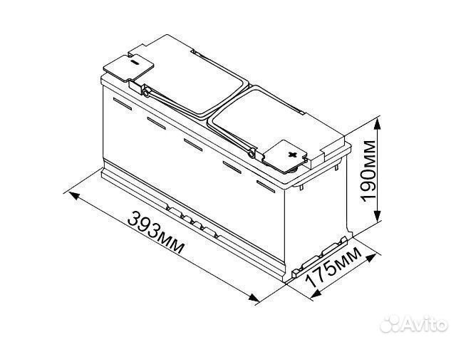 Аккумулятор авто Topla Top TT110H 110Ah оп 1000A