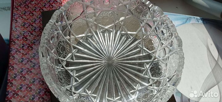 Салатник хрустальный 20 см