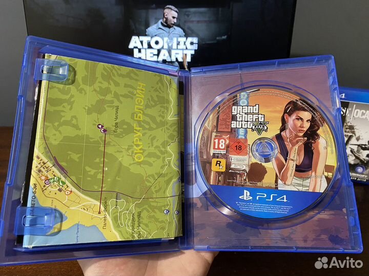 Игра на диске GTA 5 PS4