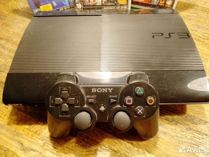 Sony PS3 500gb, +6 игр