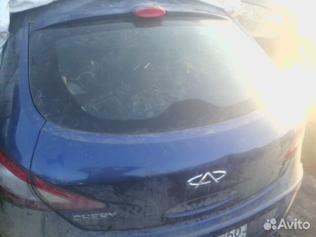 Крышка багажника Chery M11 синяя