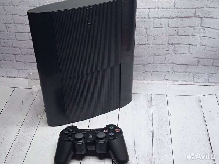 Sony playstation 3 super slim 500gb много игр