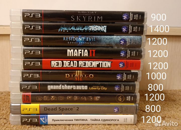 Игровые диски ps3