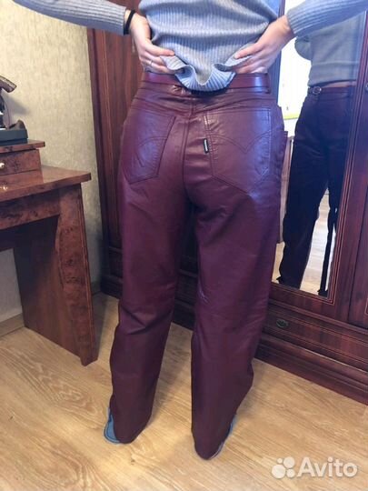 Кожаные брюки
