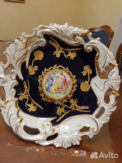 Ваза cobalt для фруктов