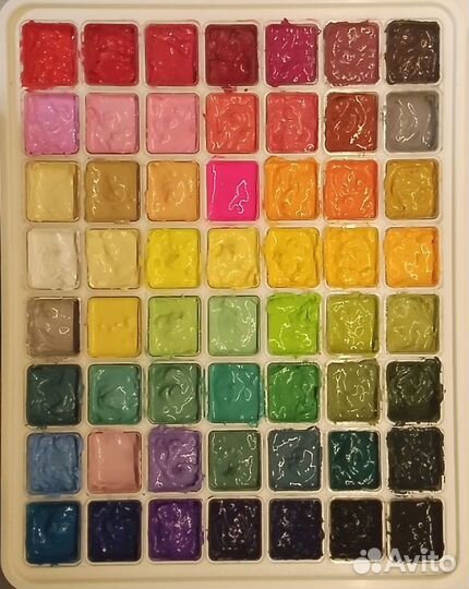 Гуашь художественная 56 цветов