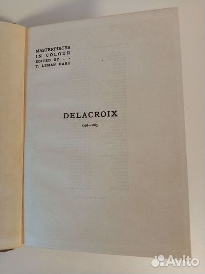 Delacroix:Masterpieces in Colour by Paul G. Konody