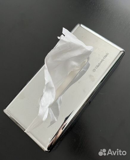 Подвесная салфетница металлик