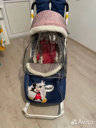 Коляска санки