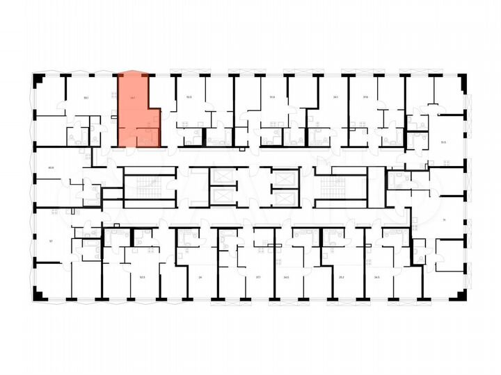 Квартира-студия, 24,1 м², 19/31 эт.