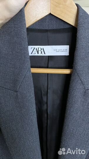 Пиджак серый zara