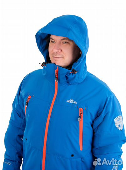 Костюм для рыбалки зимний Магеллан -15, синий-черный, 48-50/170-176