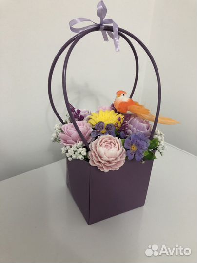 Композиции (букеты) из мыльных цветов