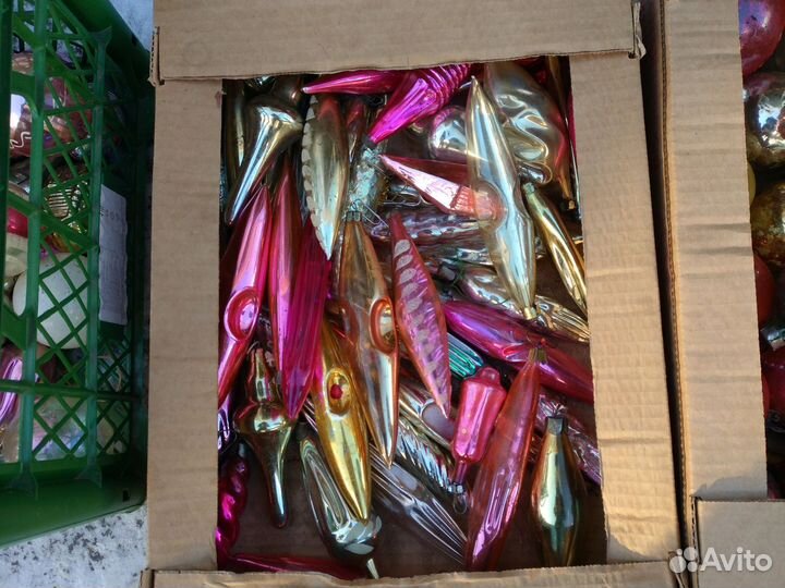 Елочные игрушки СССР