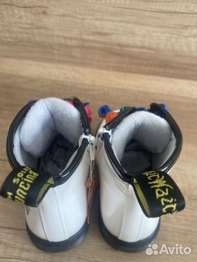 Ботинки демисезонные для девочки 25 размер новые