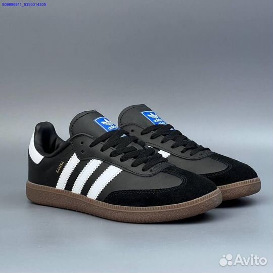 Кроссовки Adidas Samba Black (Арт.90620)