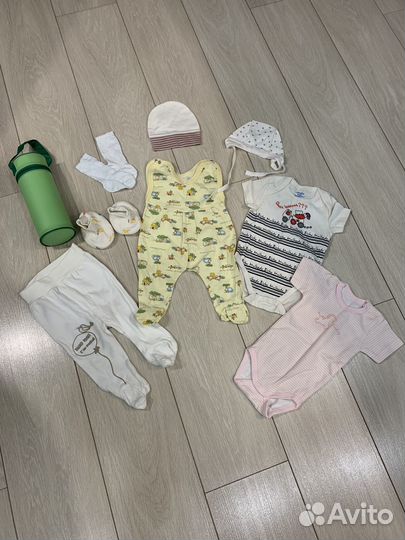 Вещи на ребенка размер 0-3 месяца. Новые