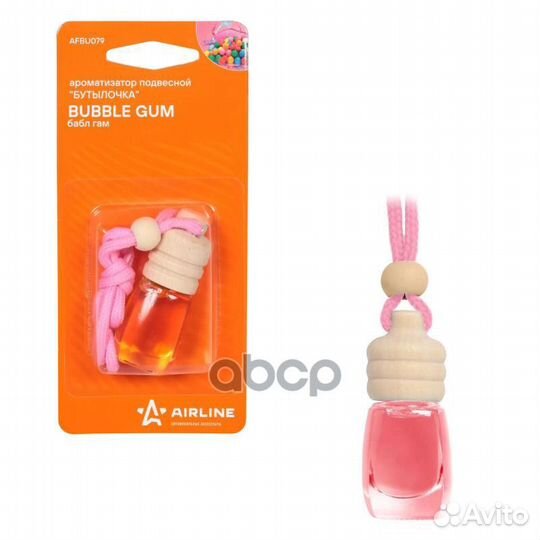 Afbu079 ароматизатор подвесной 'бутылочка' баб