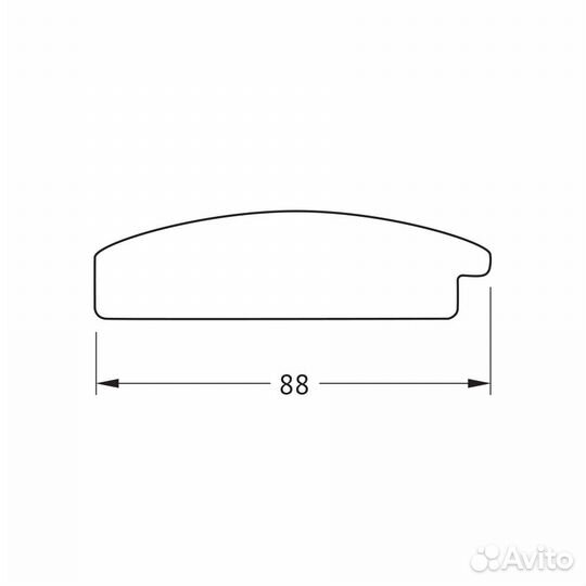Зеркало Evoform Defenite BY 3954 117x177 медная к