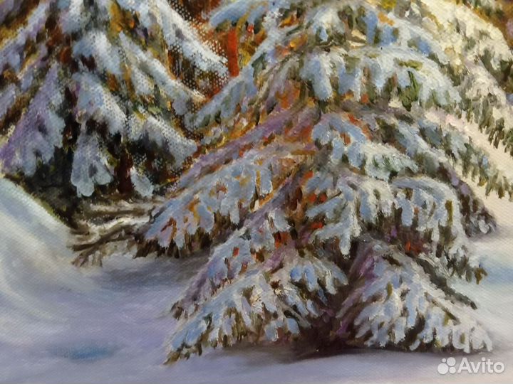 Картина маслом нахолсте пейзаж