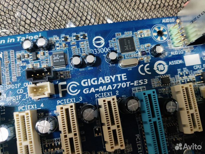 Материнка AM3 DDR3 на 5 карт+ проц+ озу+ кулер