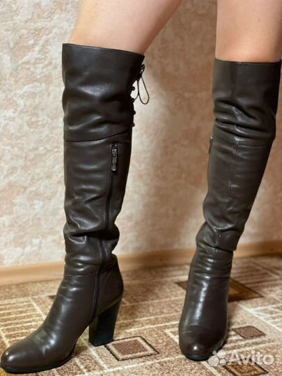 Сапоги из натуральной кожи женские 40 размер