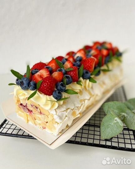 Меренговый рулет