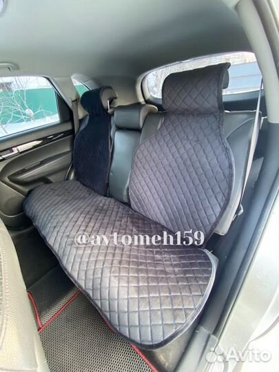 Накидки на сидения из велюра