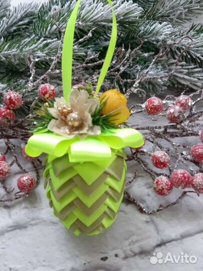 Новогодние шары ручной работы