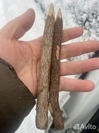 Карадаш и ручка из дерева