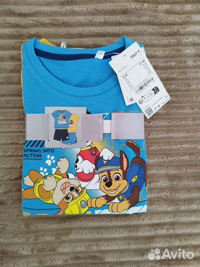 Пижама на мальчика 98 C&A Германия 4 предмета