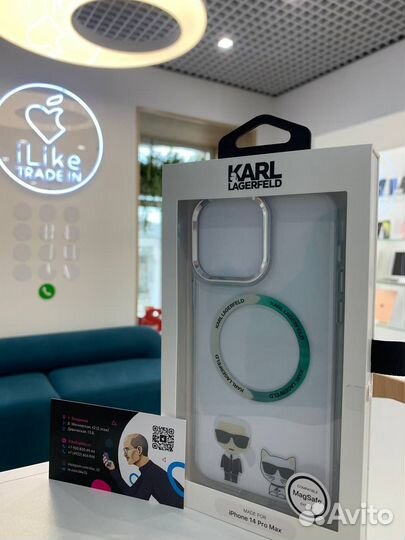 Чехол на iPhone 14 Pro Max Lagerfeld MagSafe