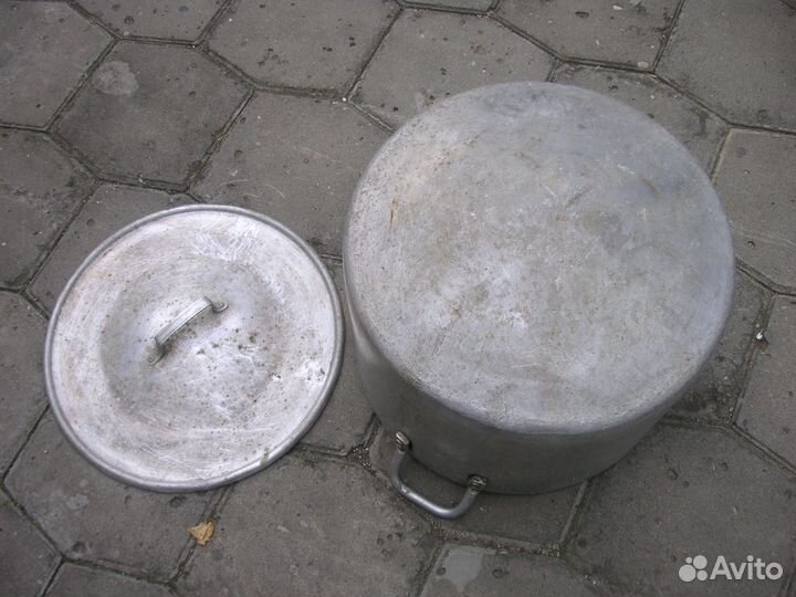 Кастрюля алюминиевая 40 литров