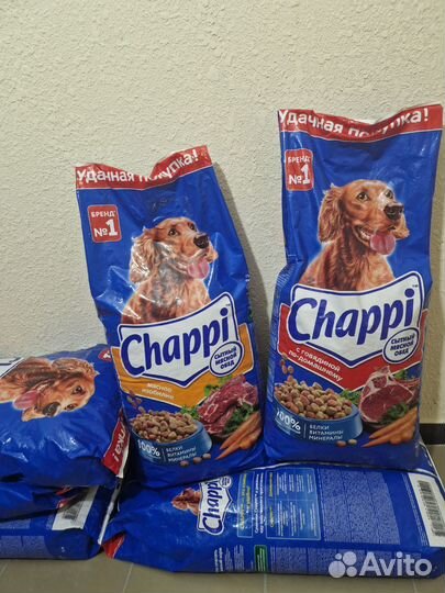 Корм для собак chappi 15 кг