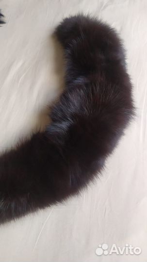 Меховой воротник песец