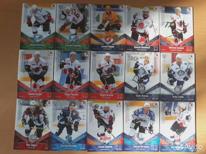 Карточки кхл 2011-2012