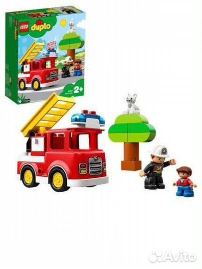 Лего дупло пожарная машина