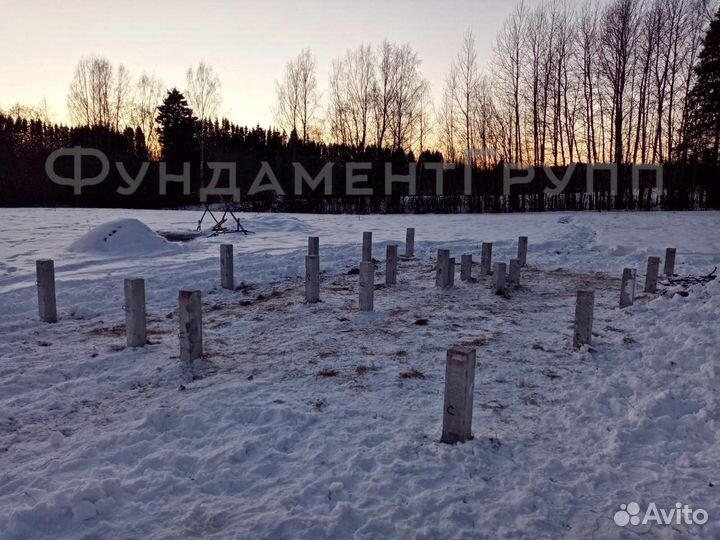 Жб сваи 300/300 под ключ / Забивные сваи