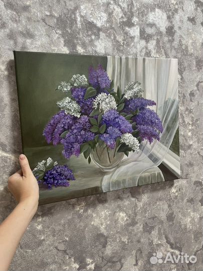 Интерьерная картина акрилом 