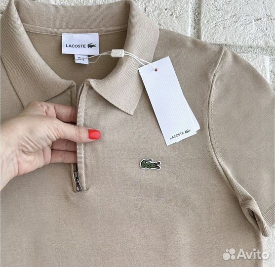 Поло вязаное Lacoste