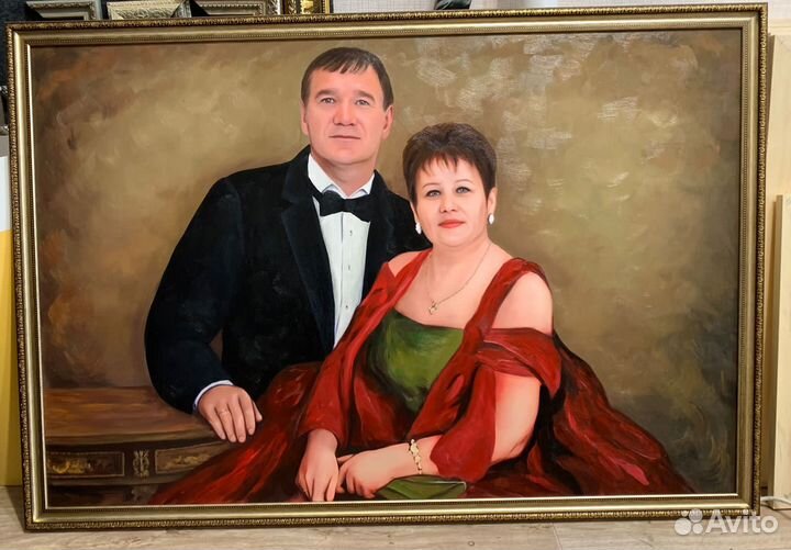 Портреты по фото на заказ от художника