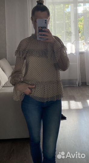 Блузка женская сеткой с подкладкой