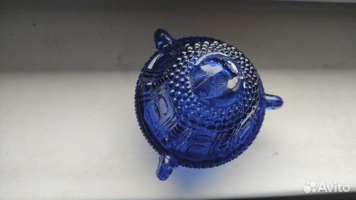 Лампадки из синего стекла